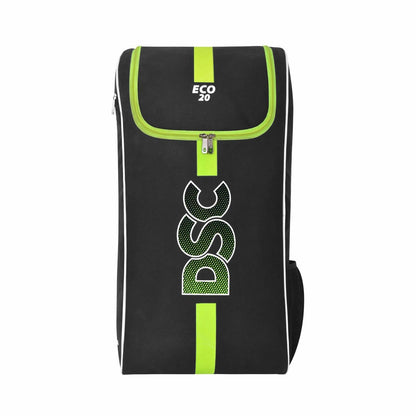 DSC Economy Kashmir Willow Cricket Kit Size 5 with cricket bat, ball, and protective gear on a white background.