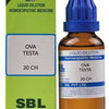 SBL Homeopathy Ova Testa Dilution