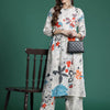 Indyancart IE Printed Straight Tunic & Trousers Co-Ord Set