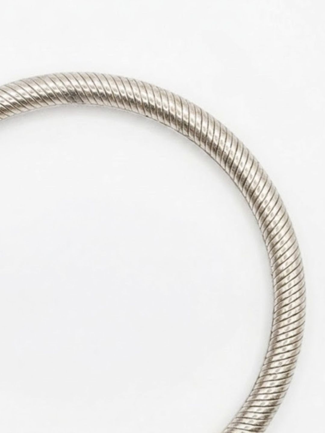 Anouk Silver Plated Trishool Design Rudraksh Rakhi Bracelet
