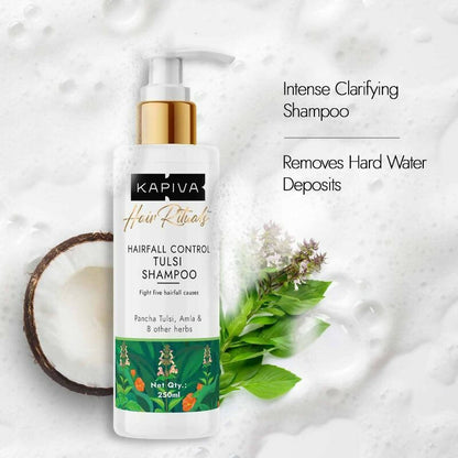 Kapiva Ayurveda Hair Rituals Tulsi Anti-Hairfall Shampoo - Indyancart