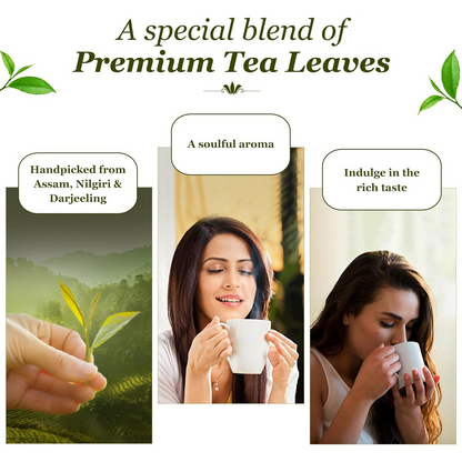 Dabur Vedic Premium Ayurvedic Herbs Black Loose Tea