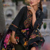Indyancart IE Floral Embroidered Regular Thread Work Pure Cotton Kurta With Trousers & Dupatta