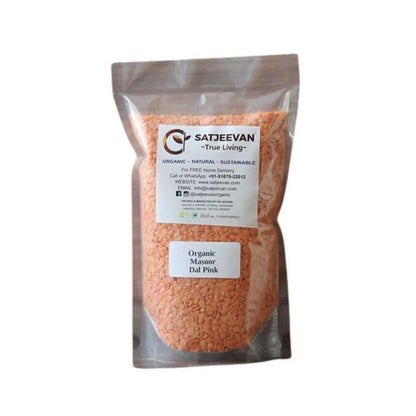 Satjeevan Organic Masoor Dal Pink