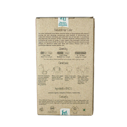Herbal Me Soft Black natural hair color in a tube, showing rich black shade and packaging for hair coloring.
