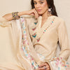 Dhiyona IE Women Floral Embroidered Regular Thread Work Kurta with Trousers & With Dupatta