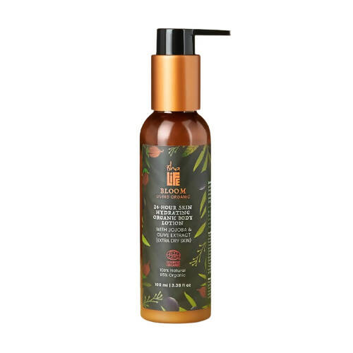 Isha Life 24 Hours Skin Hydrating Organic Body Lotion With Jojoba & Olive Extract - Indyancart