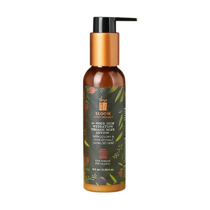 Isha Life 24 Hours Skin Hydrating Organic Body Lotion With Jojoba & Olive Extract - Indyancart