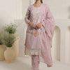 Dhiyona IE Women Floral Embroidered Sequinned Pure Cotton Kurta with Trousers & Dupatta
