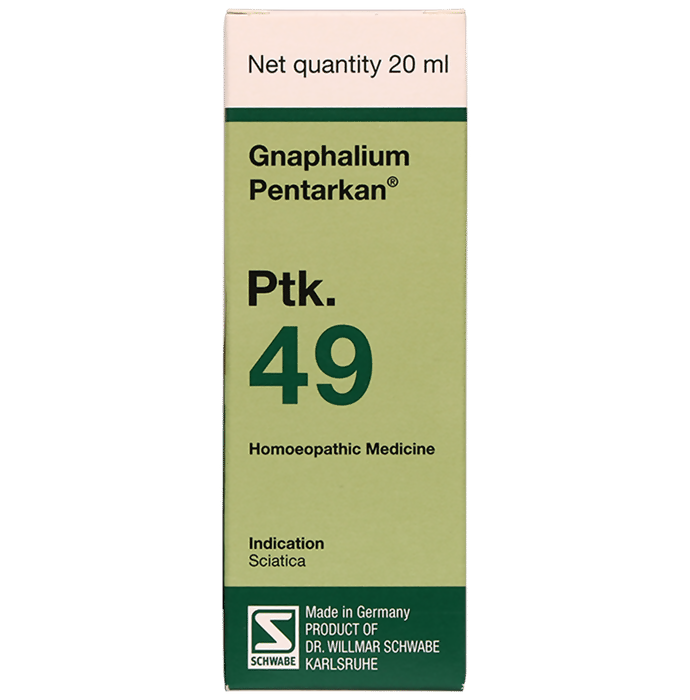 Dr. Willmar Schwabe Germany Gnaphalium Pentarkan Ptk. 49 Drops - Indyancart
