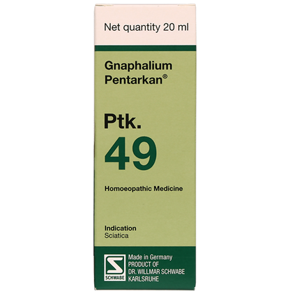Dr. Willmar Schwabe Germany Gnaphalium Pentarkan Ptk. 49 Drops - Indyancart