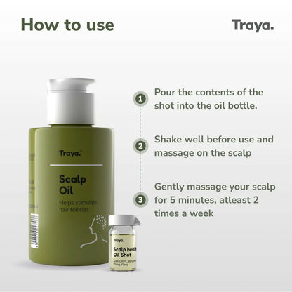 Traya Scalp Oil with Scalp Health Oil Shot