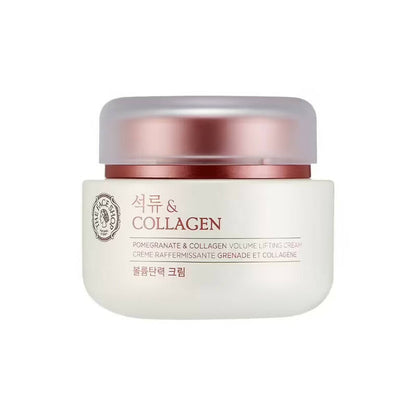 The Face Shop Pomegranate & Collagen Volume Lifting Cream - Indyancart