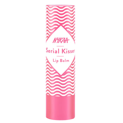 Nykaa Serial Kisser Moisturising Lip Balm With Shea Butter & Vitamin E - Pomegranate