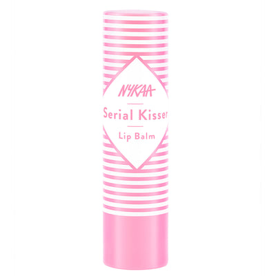 Nykaa Serial Kisser Moisturising Lip Balm With Shea Butter & Vitamin E - Strawberry