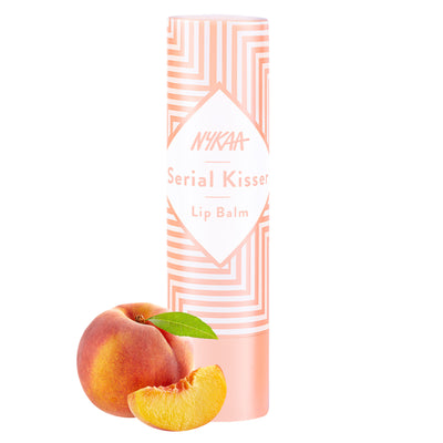 Nykaa Serial Kisser Moisturising Lip Balm With Shea Butter & Vitamin E - Peach