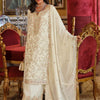 Dhiyona IE Women Ethnic Motifs Embroidered Regular Thread Work Kurta with Palazzos & Dupatta
