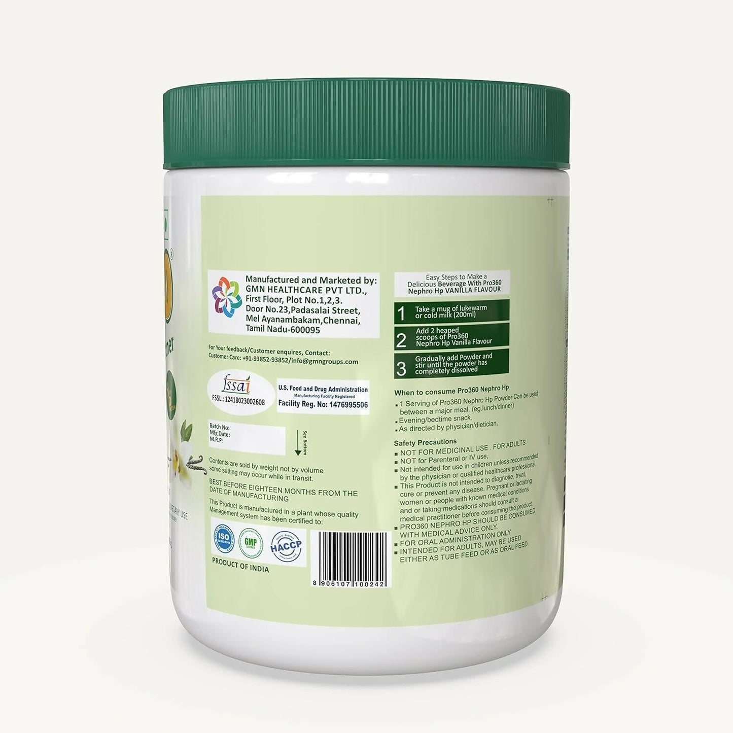 Pro360 Nefro (fka Nephro) HP - Dialysis Care Nutritional Supplement Powder - Indyancart