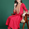 Dhiyona IE Embroidered A-Line Tunic & Trousers Co-Ord Set