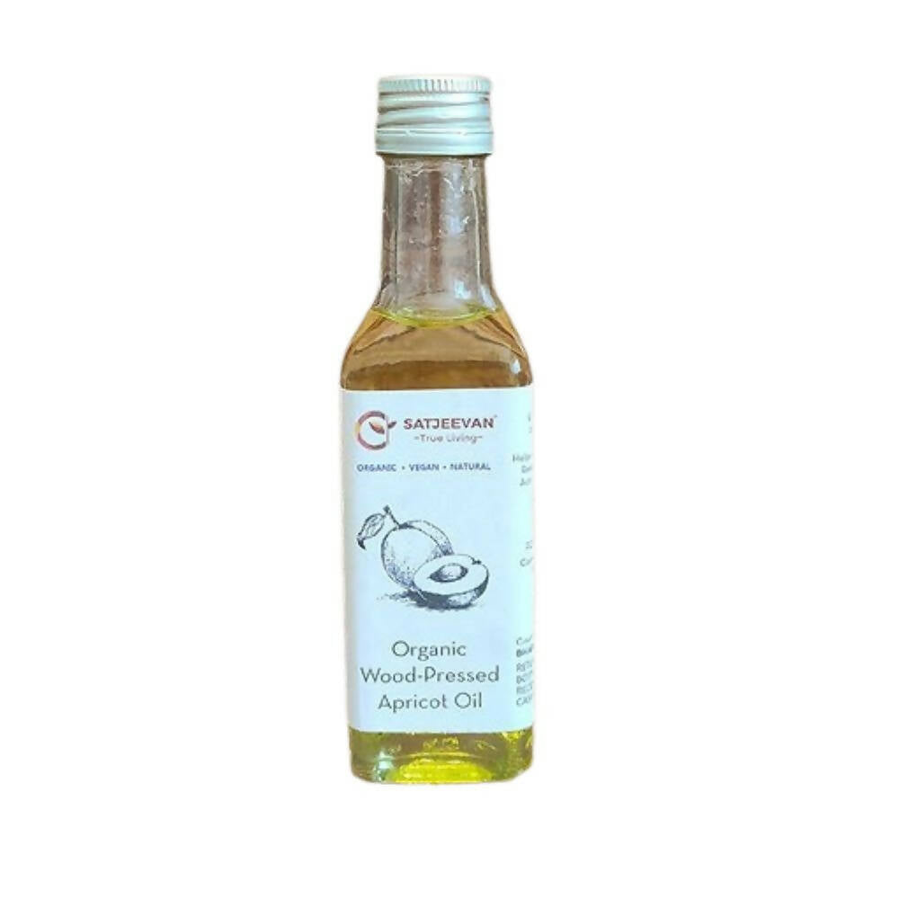 Satjeevan Organic Wood-Pressed Khubani Apricot Oil - Indyancart