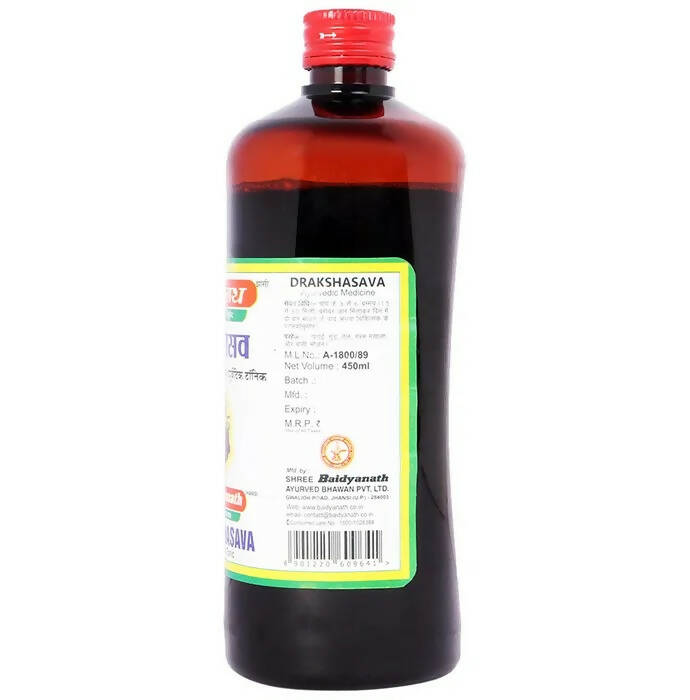 Baidyanath Jhansi Drakshasava Tonic - Indyancart