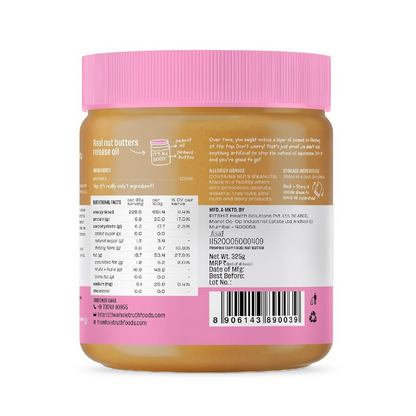 The Whole Truth Unsweetened Peanut Butter - Creamy