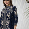 Dhiyona IE Ethnic Motifs Embroidered Thread Work Kurta With Trousers