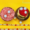 Dhiyona Set Of 6 Beaded Cotton Thread with AD Stones & Meenakari Designer Rakhi for Brother