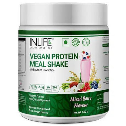 Inlife Vegan Protein Meal Shake Mixed Berry Flavour