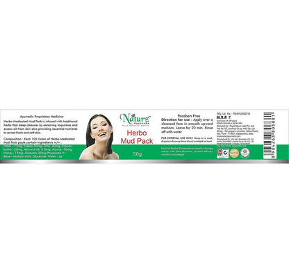 Naturz Ayurveda Herbo Mud Pack