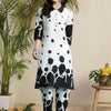 Dhiyona IE Women Printed Regular Pure Cotton Kurta with Trousers