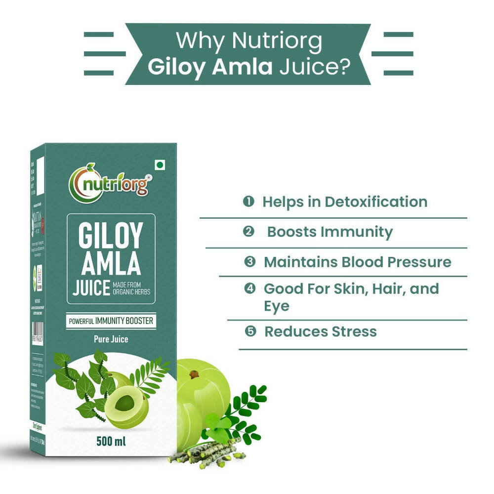 Nutriorg Giloy With Amla Juice - Indyancart