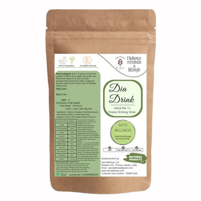 Satvi Wellness Dia Drink | Herbal Drink Mix | Satvi Dia Drink