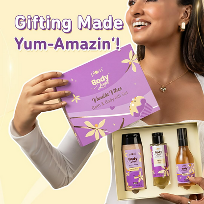 Plum BodyLovin' Vanilla Vibes Bath & Body Gift Set
