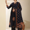 Dhiyona SN Women's Floral Printed Pure Cotton V-Neck Straight Kurta With Trouser & Dupatta
