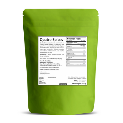 Pipar Spices Quatre Epices (French Four Spice)
