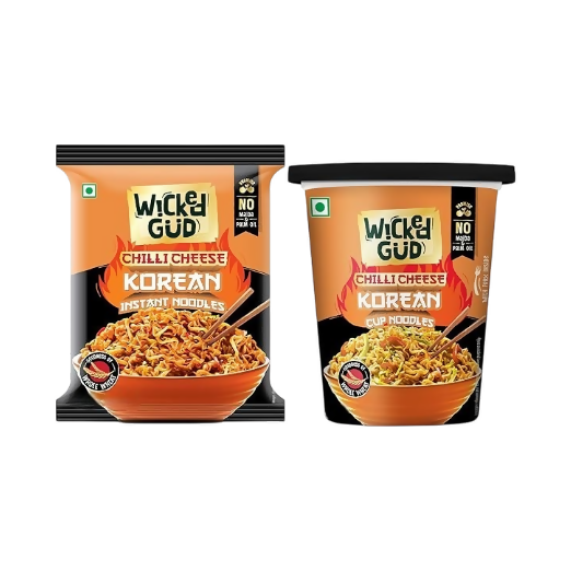 WickedGud Chilli Cheese Korean Noodles Combo