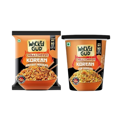 WickedGud Chilli Cheese Korean Noodles Combo