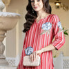 Indyancart IE Women Printed Regular Kurta with Trousers