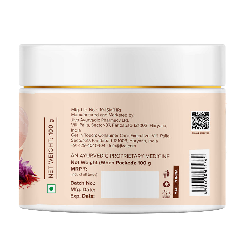 Jiva Ayurveda Saffron Cream 100g
