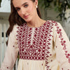 Dhiyona IE Women Ethnic Motifs Embroidered Empire Thread Work Kurta with Trousers & With Dupatta
