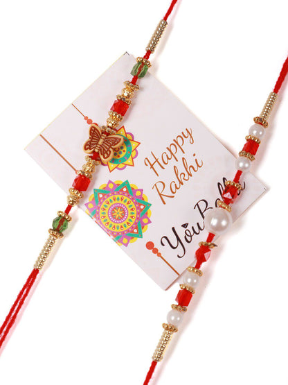 Anouk Unisex Set Of 2 Thread Rakhi