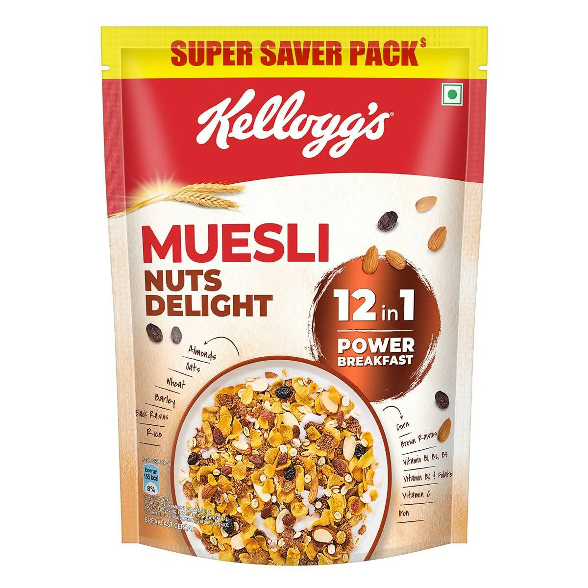 Kellogg's Muesli Nuts Delight - Indyancart
