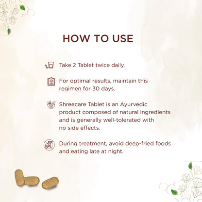 Shreevarma Shree Care Tablets For Women’S Wellness