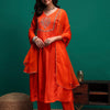 Dhiyona SN Women's Floral Embroidered Kurta with Trousers & Dupatta