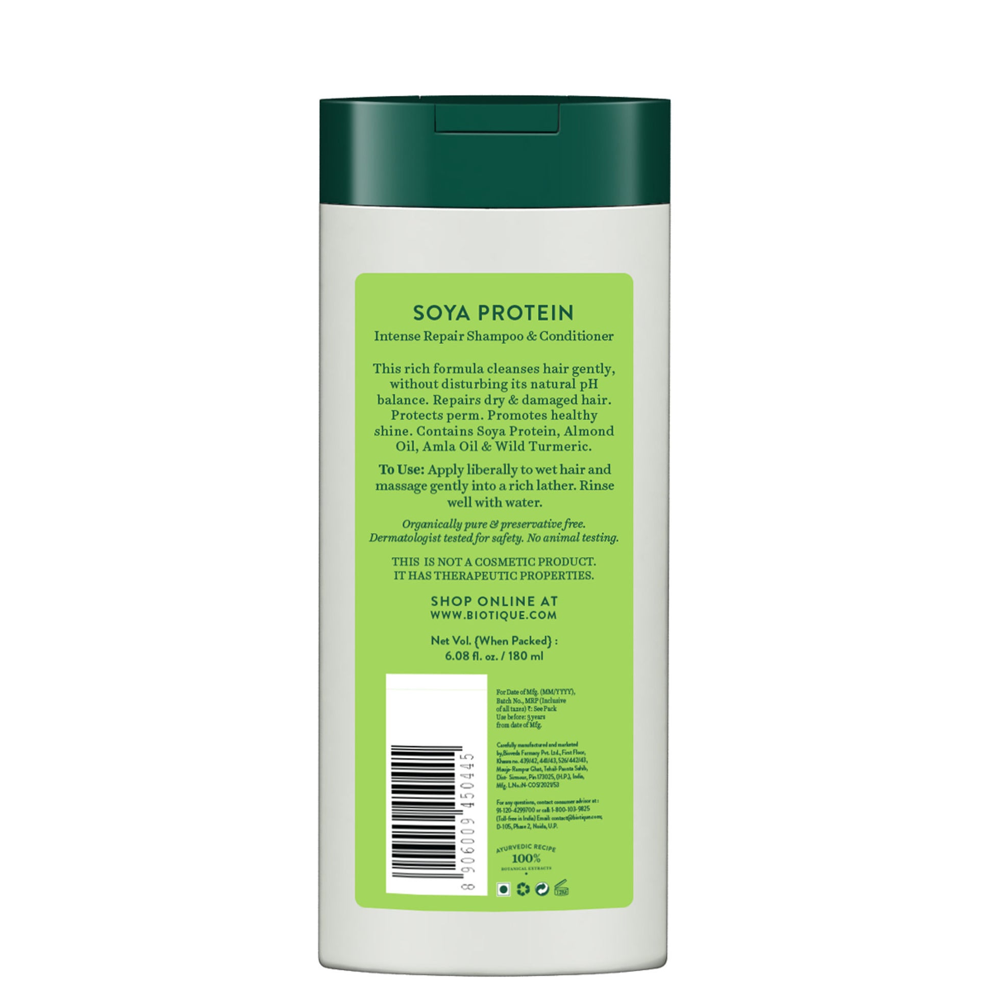 Biotique Bio Soya Protein Fresh Nourishing Shampoo