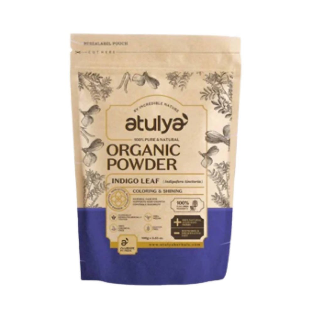 Atulya Pure & Natural Indigo Organic Powder - Indyancart