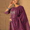 Dhiyona IE Women Floral Printed Regular Pure Cotton Straight Kurta with Trousers & Dupatta