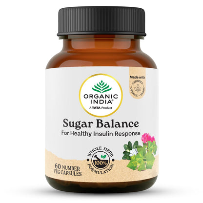 Organic India Sugar Balance Capsules