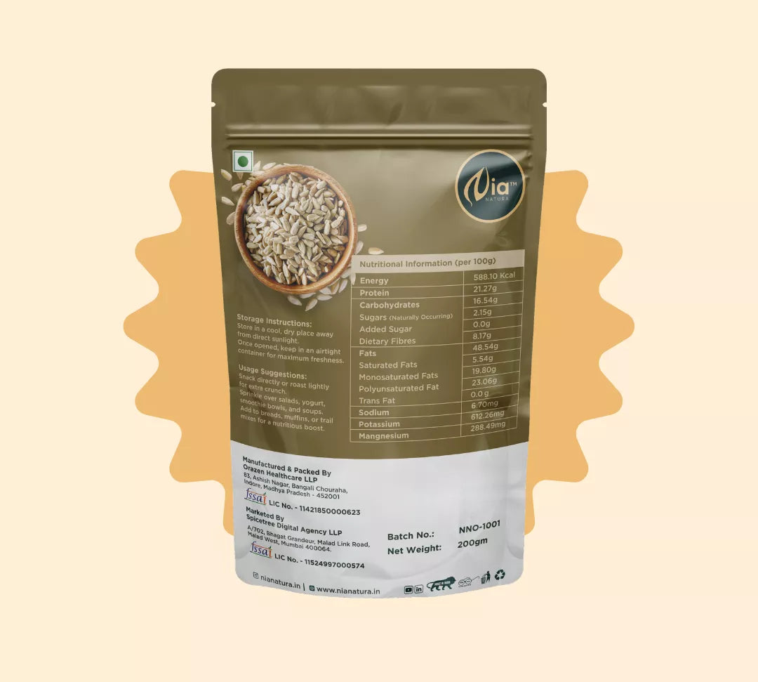 Nia Natura Sunflower Seeds